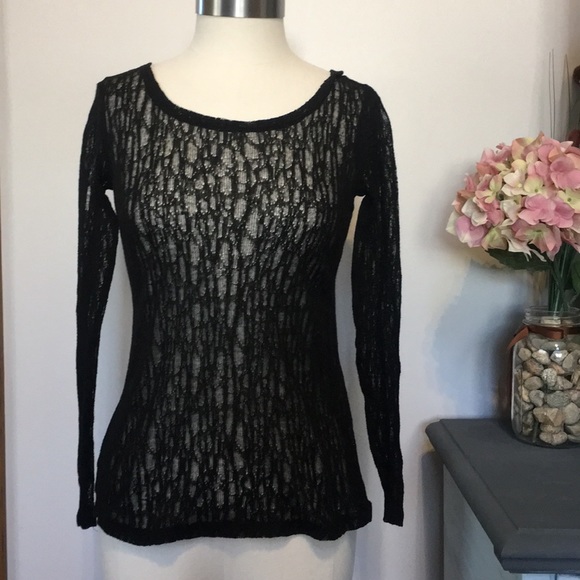 Tops - 🚨CLOSEOUT SALE!!! Sheer Black top